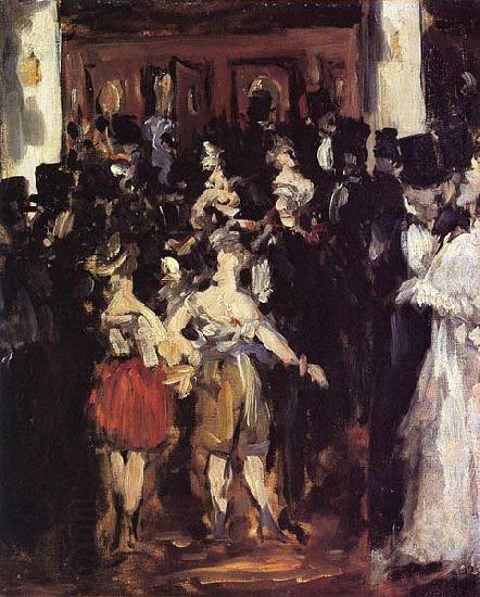 Edouard Manet Le bal de l'Opera